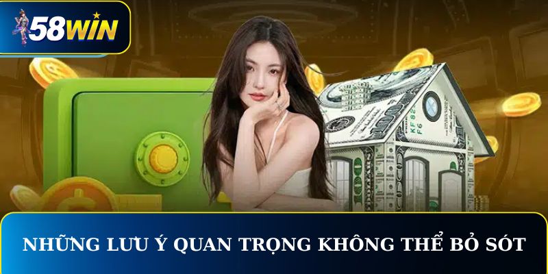 Những lưu ý quan trọng không thể bỏ sót khi rút tiền